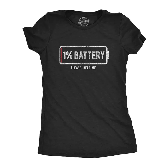 1% Battery Women’s Tshirt