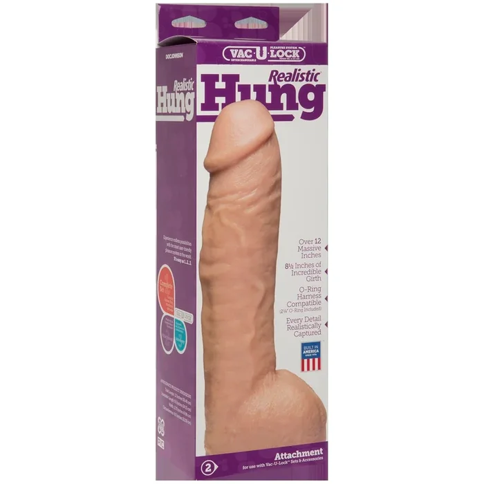 12.5-Inch Hung Dildo – Realistic Feel and Harness Compatible