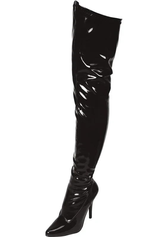 3in. Black Thigh High Boot
