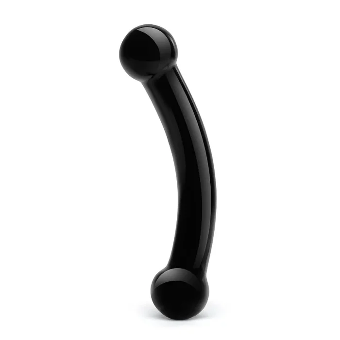 5″ Double Bull Black Curved Dildo