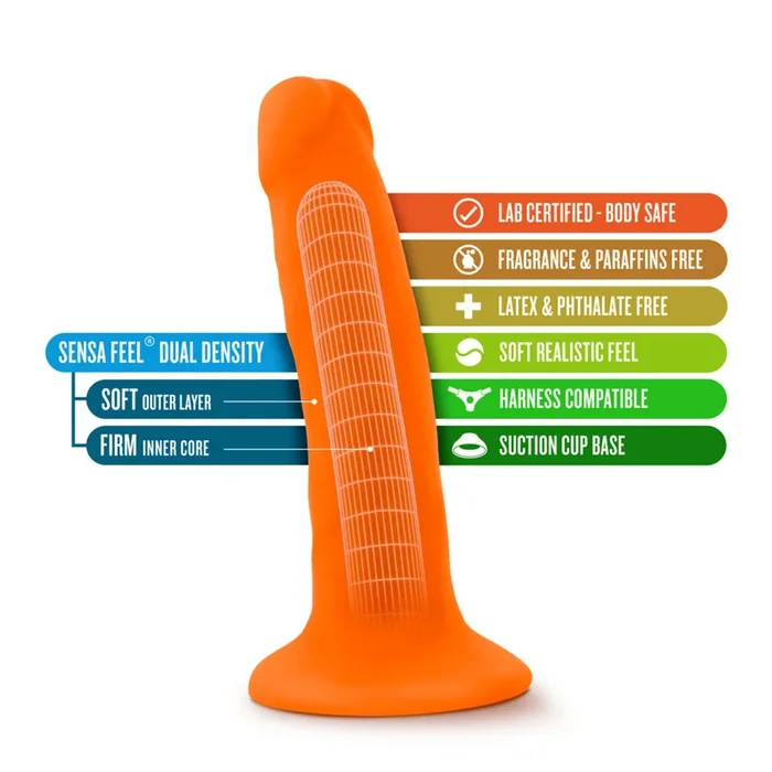 6″ Neo Dual Density Dildo