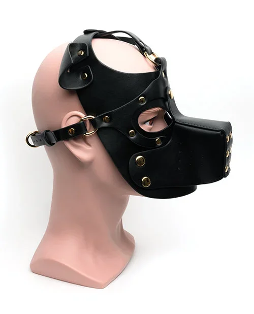 665 Bondage Pup Hood – O/S Black