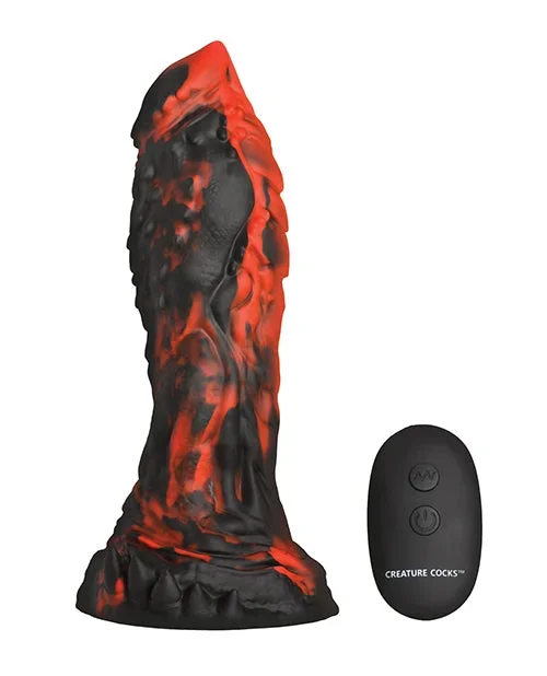 7.8″ Inferno Vibrating Silicone Dildo