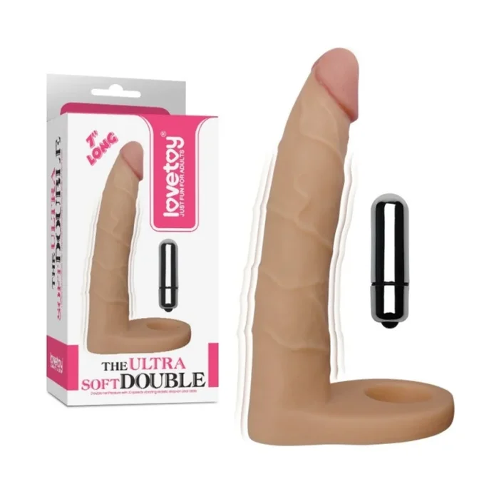 7″ Long Ultra Soft Double Penetration Cock Ring