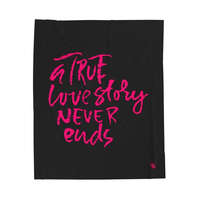 A True Love Story Never Ends | Mix & Match Velveteen Fun-Flirty Lovers’ Blankets