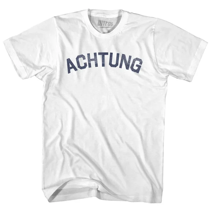 Achtung Womens Cotton Junior Cut T-Shirt