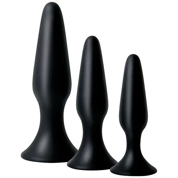Adam & Eve Silicone Booty Boot Camp Anal Plug Training Kit