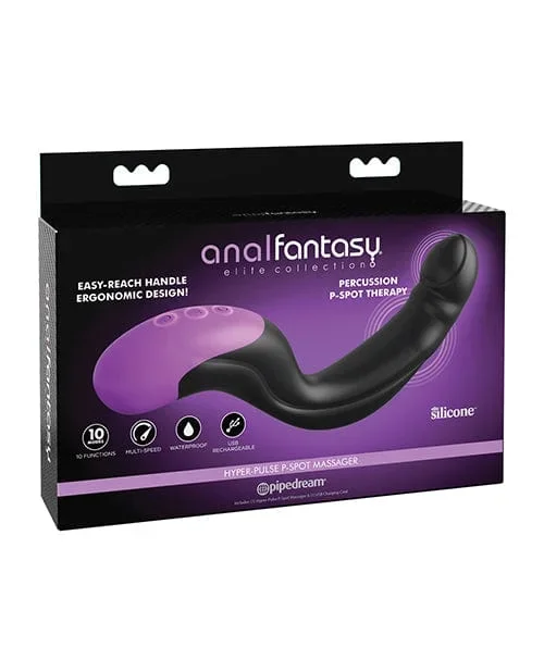 Anal Fantasy Elite Collection Hyper Pulse P Spot Massager – Black