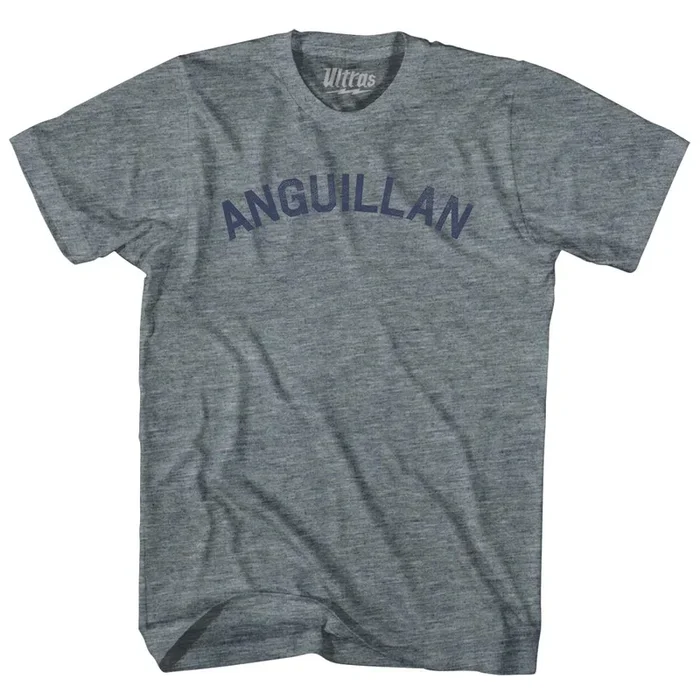 Anguillan Womens Tri-Blend Junior Cut T-Shirt