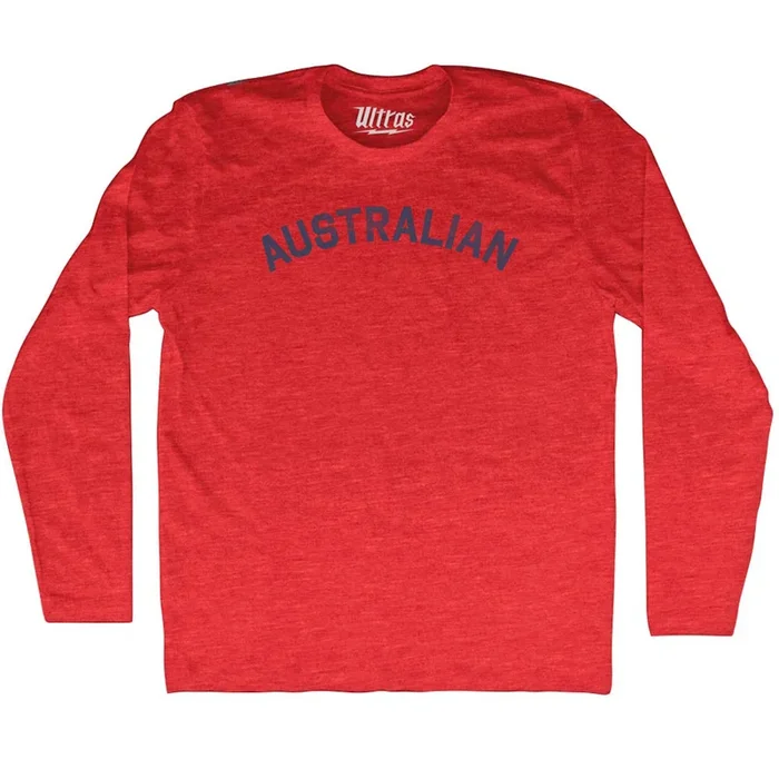 Australian Adult Tri-Blend Long Sleeve T-shirt