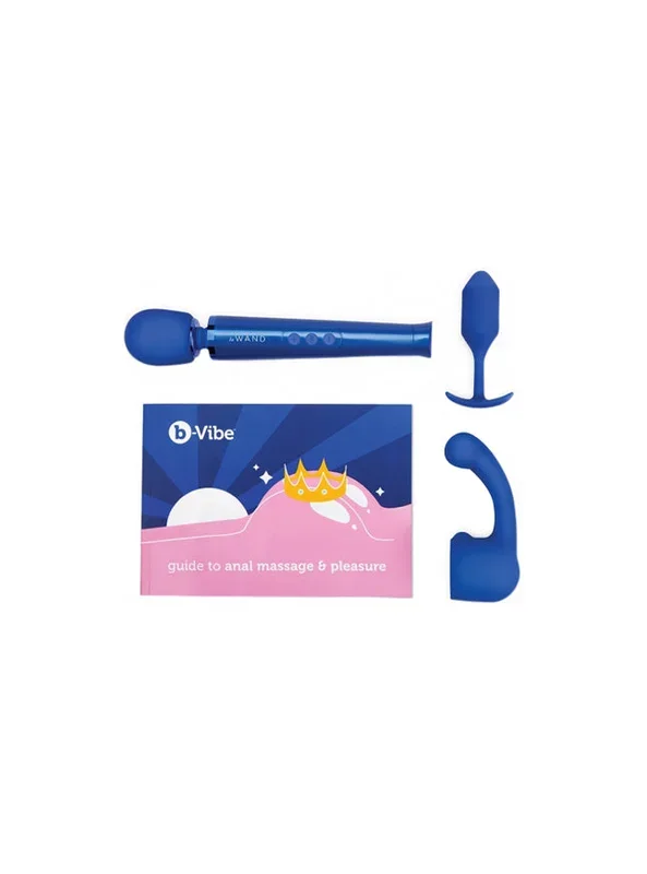 B-Vibe Anal Massage & Education Wand & Butt Toys Set