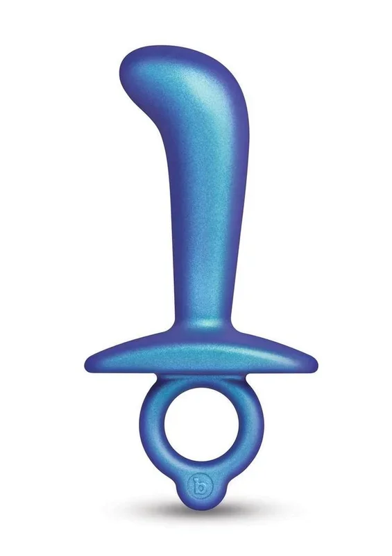 B-Vibe Butties Thumb Silicone Prostate Plug – Navy Blue
