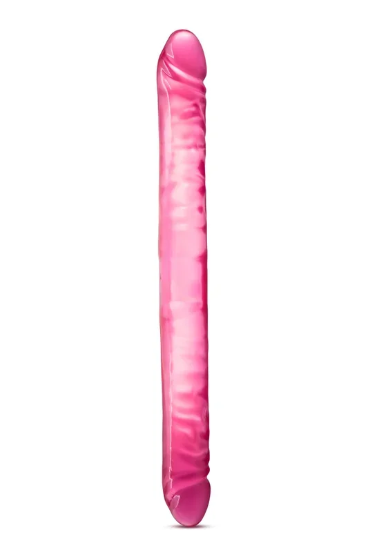 B Yours 18 Inch Double Dildo – Pink