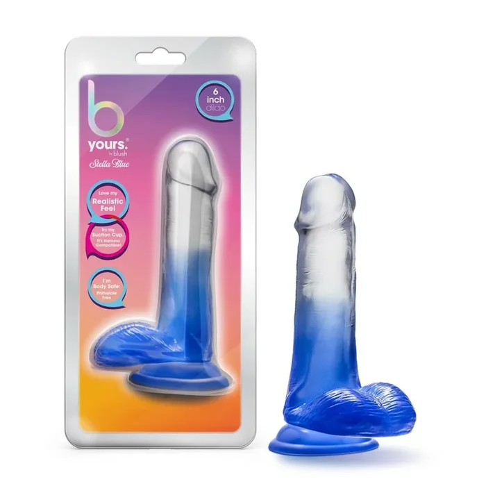 B Yours Stella Blue 6″ Dildo Blue