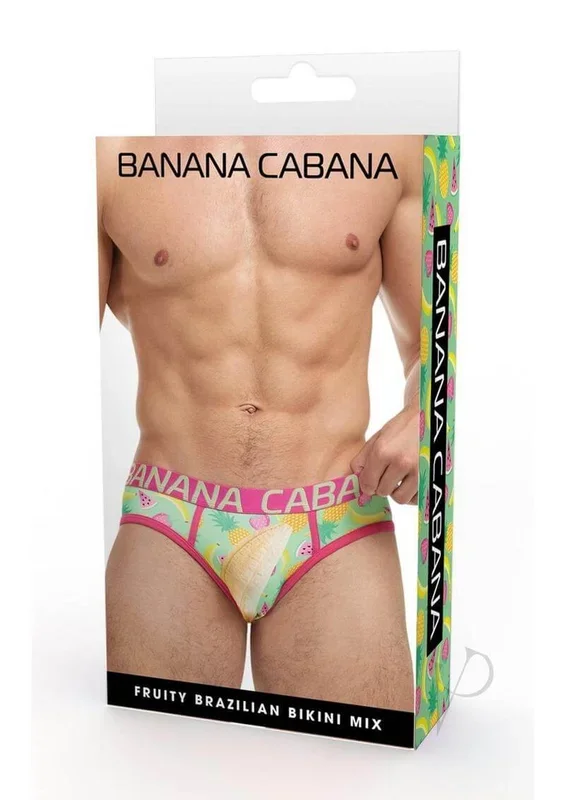 Banana Cabana Bikini Fruit Medium Large Multicolor