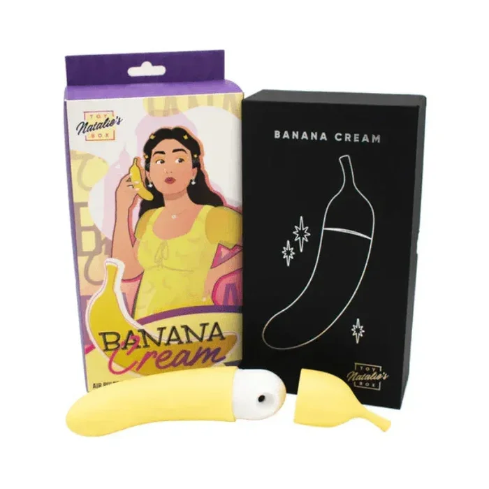 Banana Cream Air Pulse & Vibrator