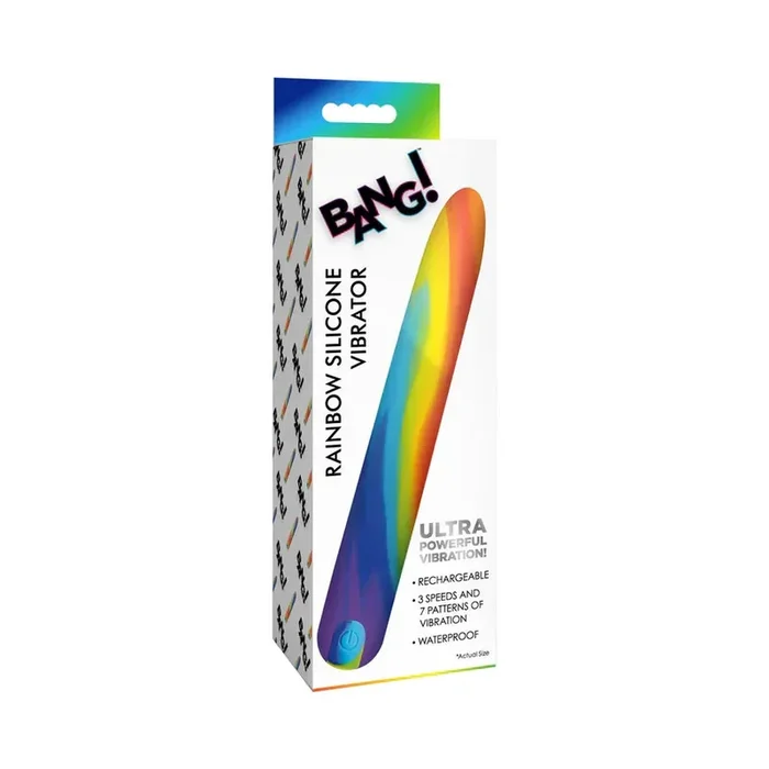 Bang Rainbow Rechargeable Silicone Vibrator