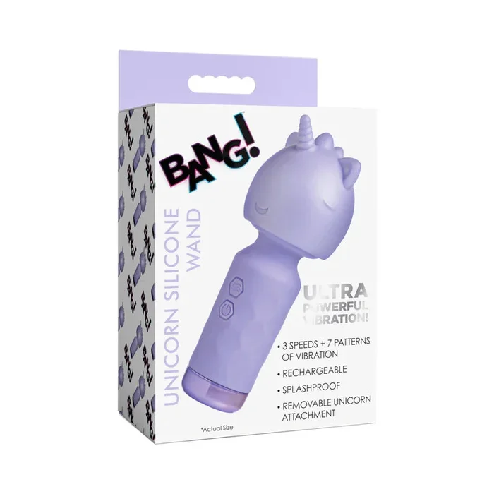 BANG! Unicorn Silicone Wand Vibrator