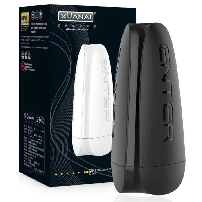 BDStyle Rechargeable Triangle Vibration Pleasure Cup