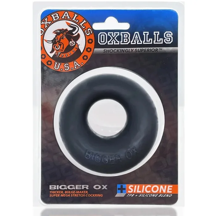 Bigger Ox Cockring – Black Ice