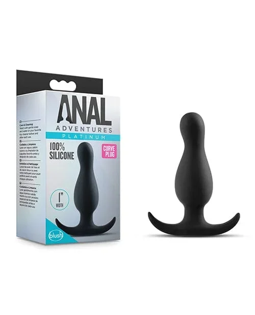 Blush Anal Adventures Curve Plug – Black
