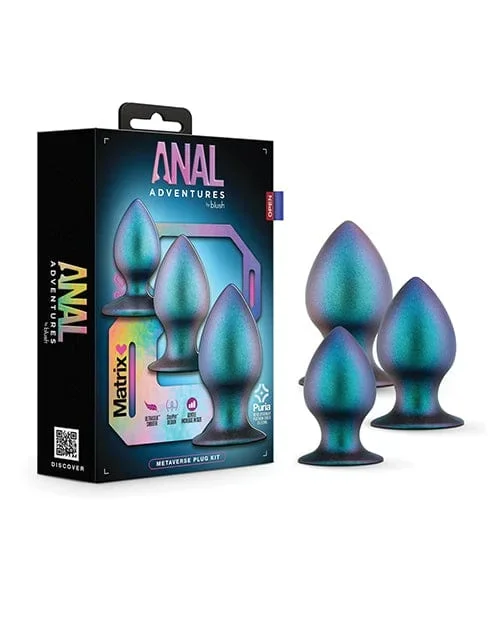 Blush Anal Adventures Matrix Metaverse Plug Kit – Spruce