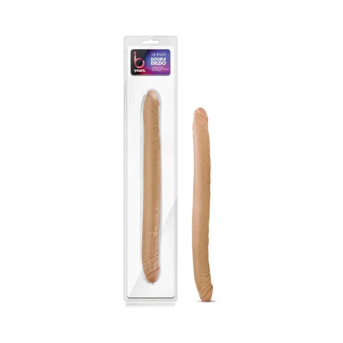 Blush B Yours 16 inches Double Dildo Tan