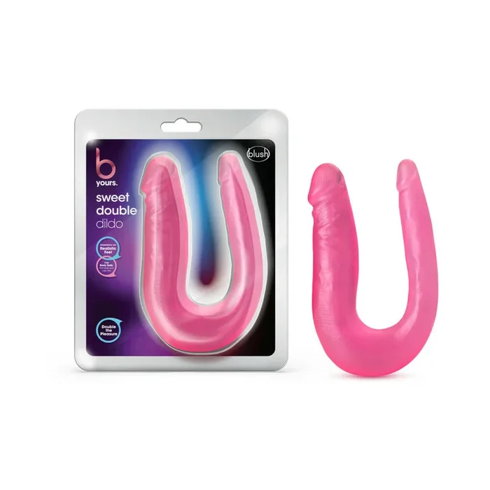 Blush B Yours Sweet Double Dildo 12.5 inches Pink