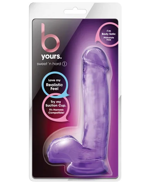 Blush B Yours Sweet n Hard 1 w/Suction Cup – Purple