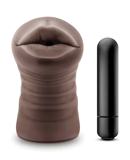 Blush EnLust Mouth Stroker w/Vibrating Bullet – Krystal