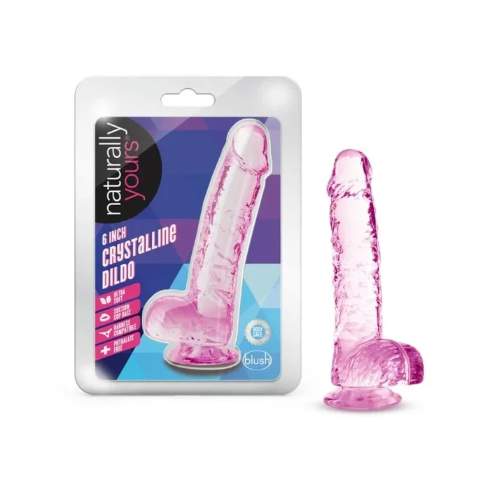 Blush Naturally Yours 6 Inch Crystalline Dildo