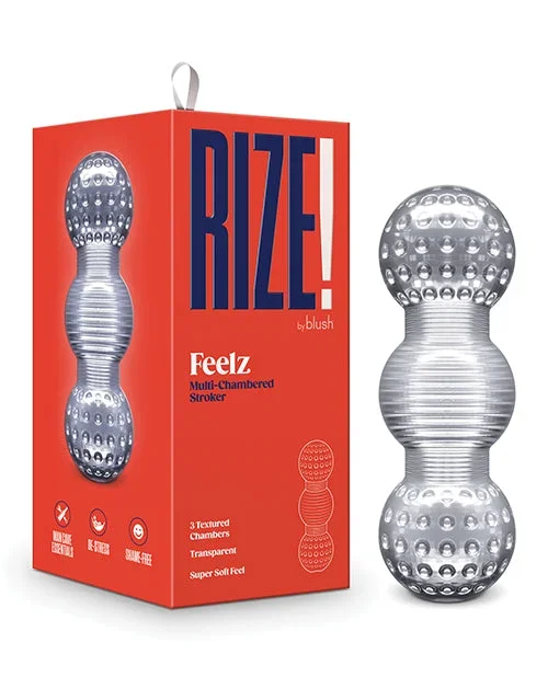 Blush Rize Feelz Multi-Chambered Stroker – Clear