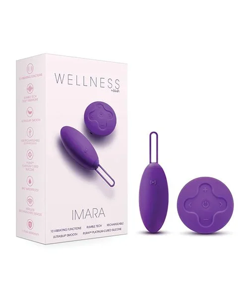 Blush Wellness Imara Vibrating Egg w/Remote – Purple