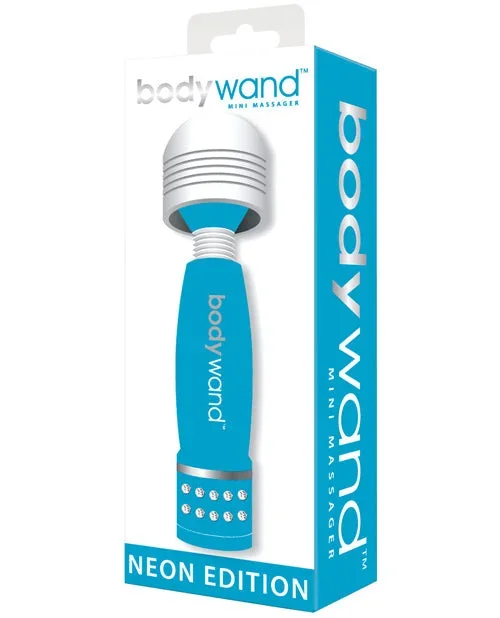 Bodywand Neon Mini Wand Vibrator – Neon Blue