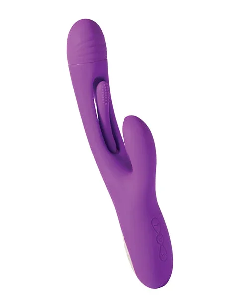 Bora Tapping G-Spot Rabbit Vibrator – Purple