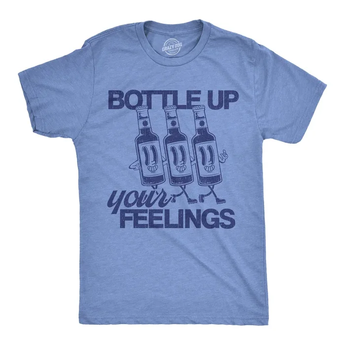 Bottle Up Your Feelings Men’s Tshirt