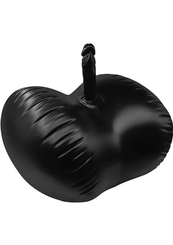 Bouncy Baller Inflatable Cushion with Dilldo and Foot Pump