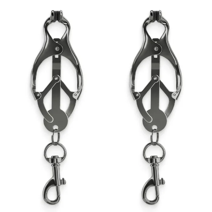 Bound Clover Nipple Clamps With Snap Hook Holders