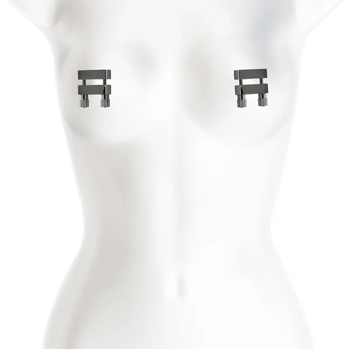 Bound Weighted Metal Vice Bar Nipple Clamps