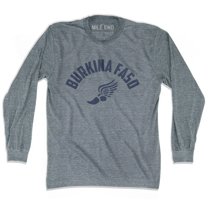 Burkina Faso Track Long Sleeve T-shirt