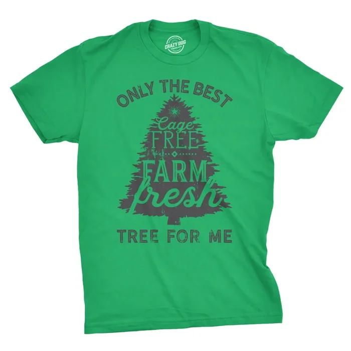 Cage Free Farm Fresh Tree Men’s Tshirt
