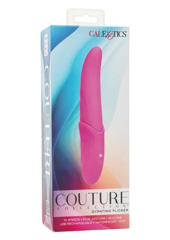 CalExotics Couture Collection Gyrating Flicker Rechargeable Silicone Vibrator