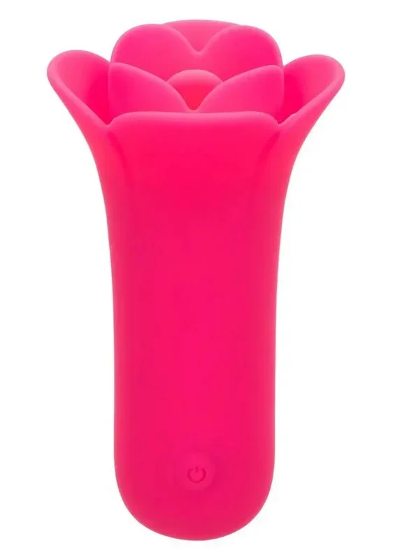 CalExotics Naughty Bits Lily Licker Mini Flower Flicker Rechargeable Silicone Vibrator