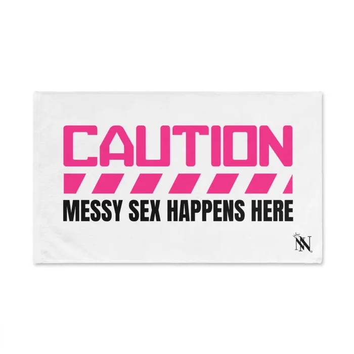 Caution: Messy Sex Happen Here | Mix & Match Original Fun-Flirty Lovers’ Towels