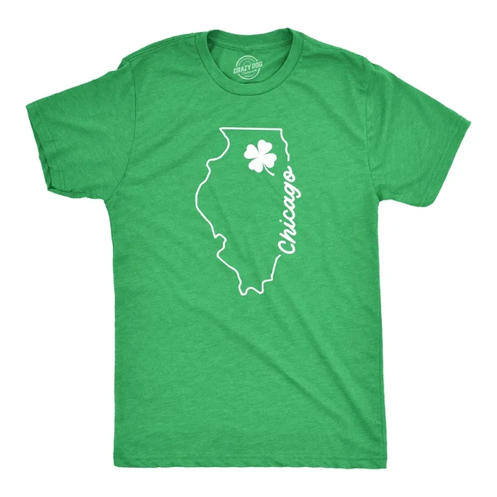 Chicago Illinois Saint Patrick’s Men’s Tshirt