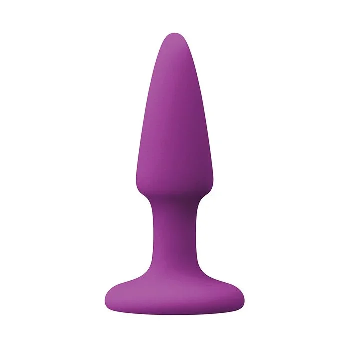 Colours Pleasures Mini Plug Purple Suction Cup Base Silicone