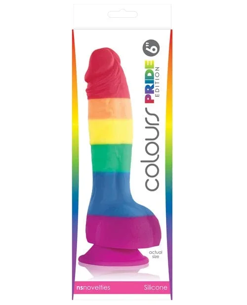 Colours Pride Edition 6″ Dong with Suction Cup