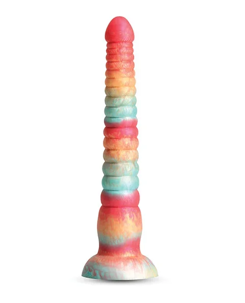 Colours Stacked 9″ Dildo – Red/Gold