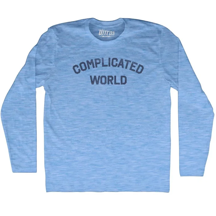 Complicated World Adult Tri-Blend Long Sleeve T-shirt