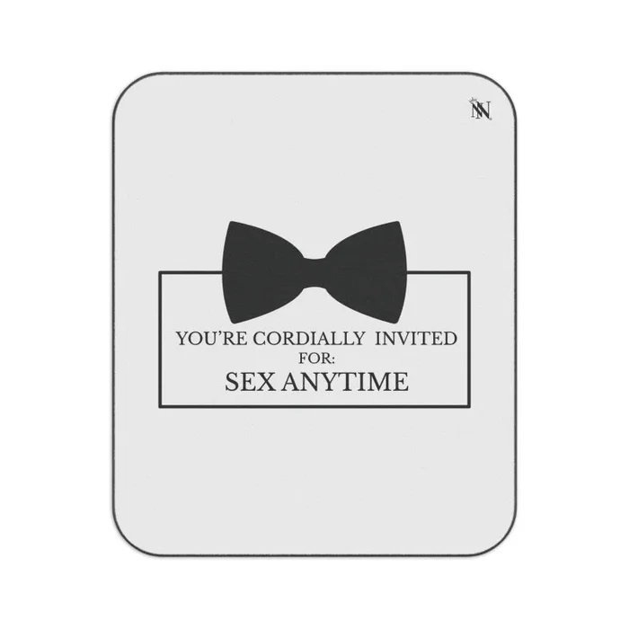 Cordially Invited Sex | Mix Match Fun-Flirty Lovers’ Water-Resistant Blankets